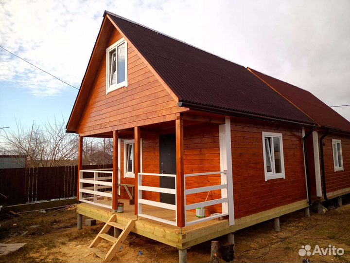 Строительство домов из профилированного бруса