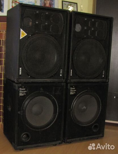 Колонки F.Audio 2160-4320W Сабвуферы C-Mark 4ш 15