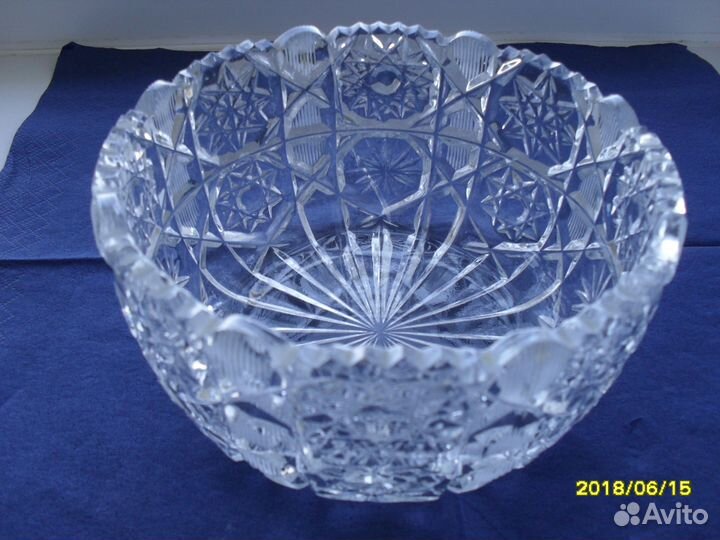 Хрусталь конфетница (салатница)