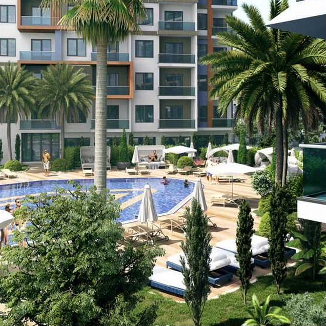 2-к. квартира, 55 м² (Турция)