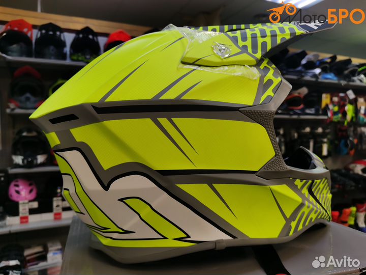 Шлем кроссовый Airoh Wraap Idol Anthracite Matt