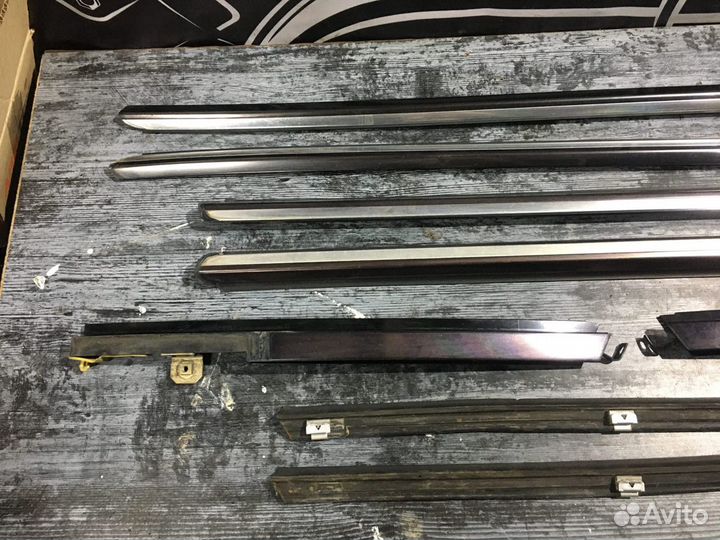 Молдинги стёкол дверей Mercedes-Benz S-class W220