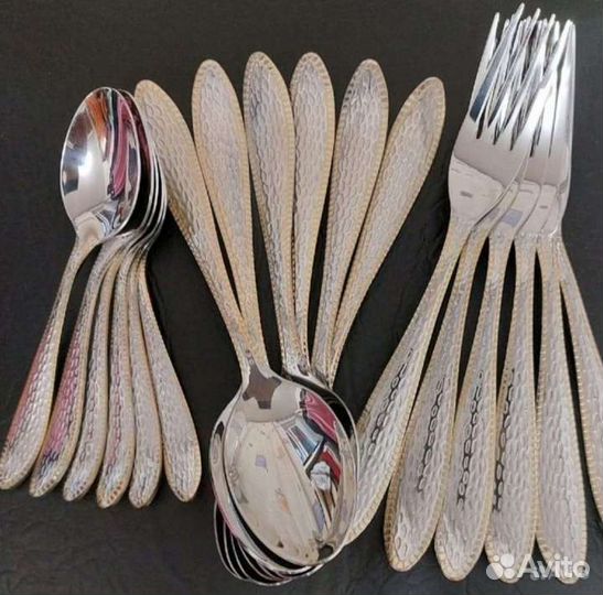 Набор новых столовых приборов 6 персон 18 предм