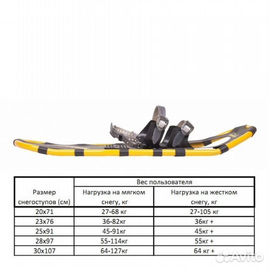 Снегоступы Tramp Wide