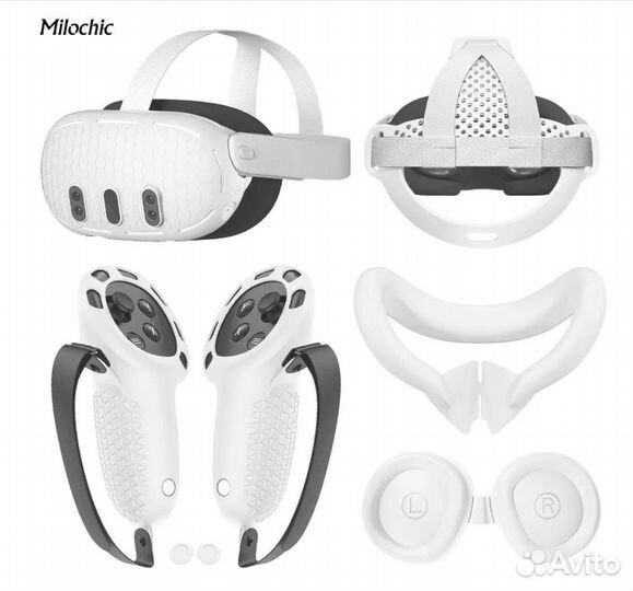 Силиконовые аксессуары 6 в 1 для защиты Oculus 3
