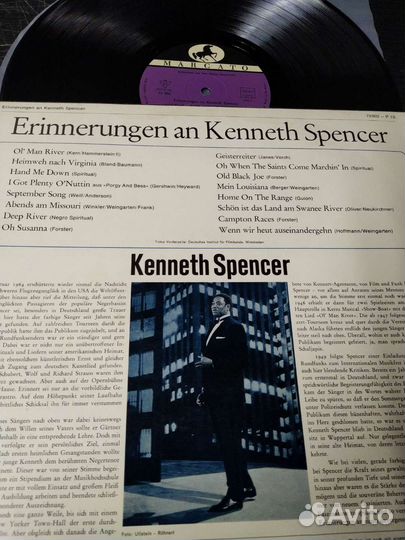 Kenneth Spencer фирменный винил Германия