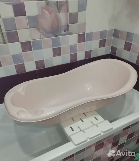 Ванночка для купания, 102см с отливом
