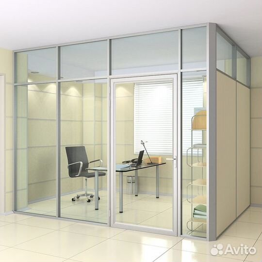 Алюминиевые офисные перегородки