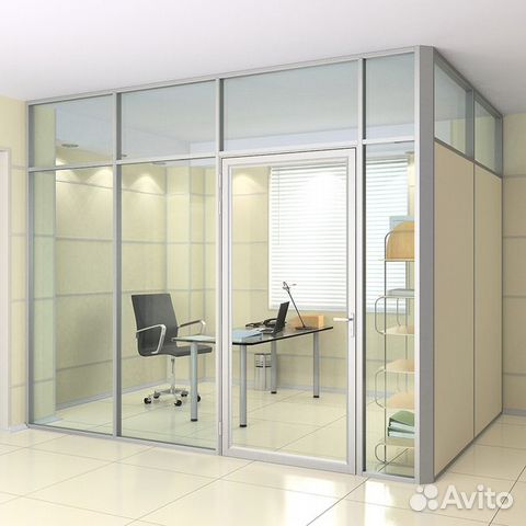 Алюминиевые офисные перегородки