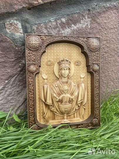 Икона из дуба