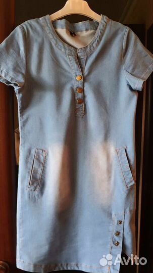 Джинс.Платье 42разм.рос