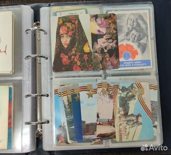 Советские открытки, календарики (альбом)