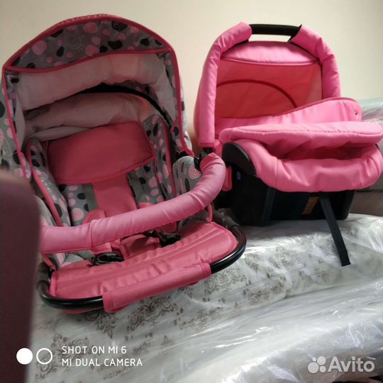 Коляска 3 в 1 новая Тедди