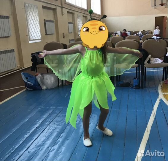 Костюм феи цветочка кузнечика