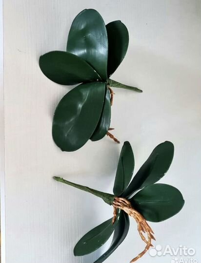 Искусственные цветы листья орхидеи