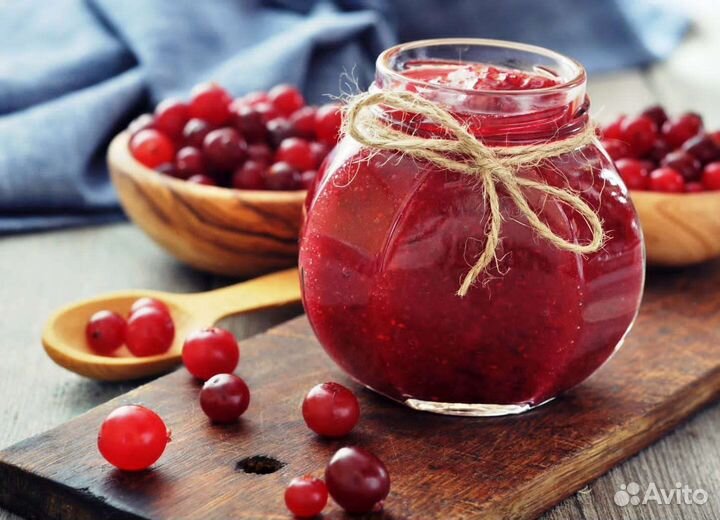 Клюква протертая с сахором