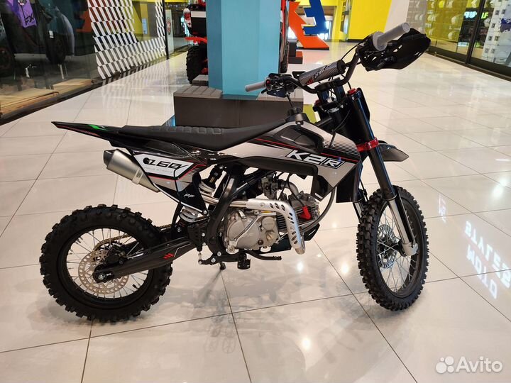 Питбайк K2R PF 160 - Grey/Black '2023 Питбайк K2R