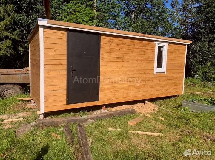 Новые деревянные бытовки