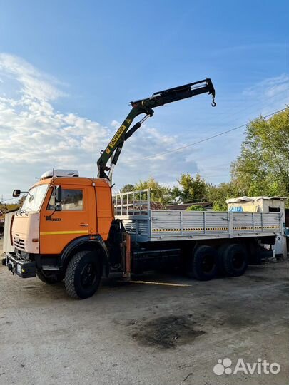 Камаз 10 тонник бортовой с кму