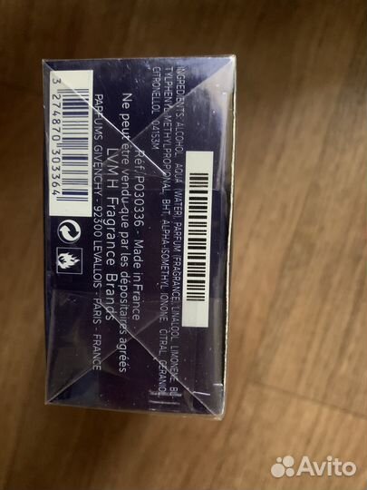 Мужская туалетная вода givenchy