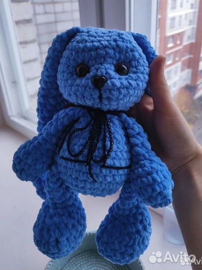 Вязаный зайка