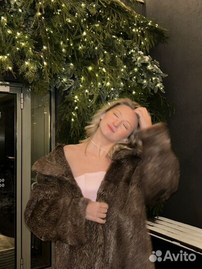 Натуральная винтажная шуба