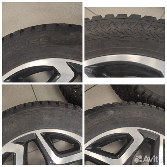 Комплект колес Subaru XV 225/55 18 зима шипы