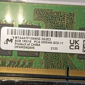 Sodimm ddr4 8gb 3200