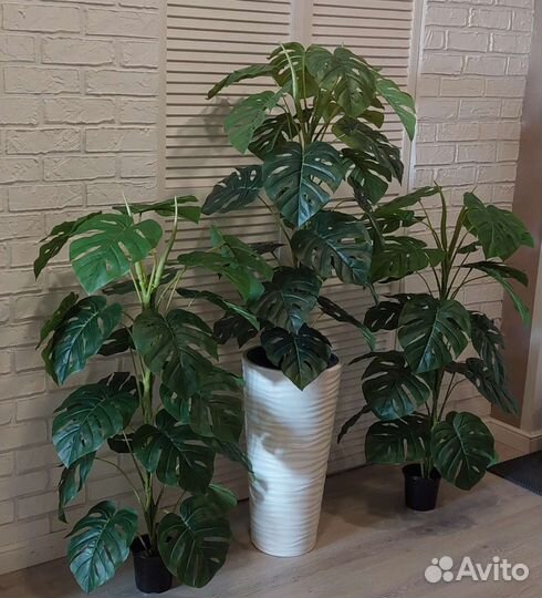 Монстера, цветок искусственный