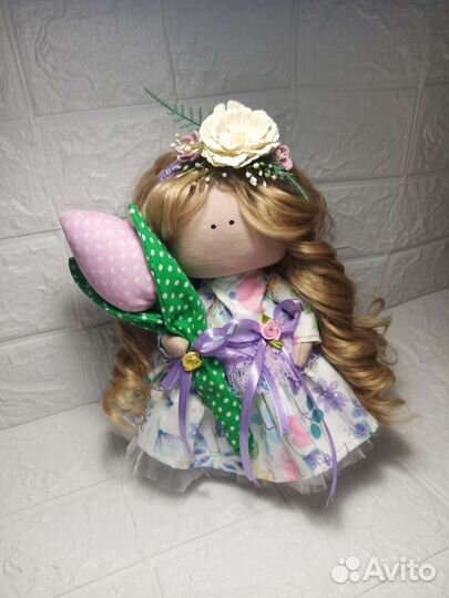 Интерьерная кукла ручной работы