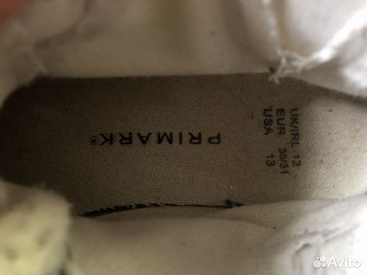 Кеды 30-31 Primark для девочки