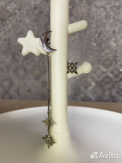 Серьги серебро