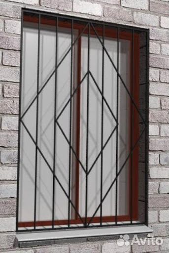 Решетки на окна N 186 эконом-вариант