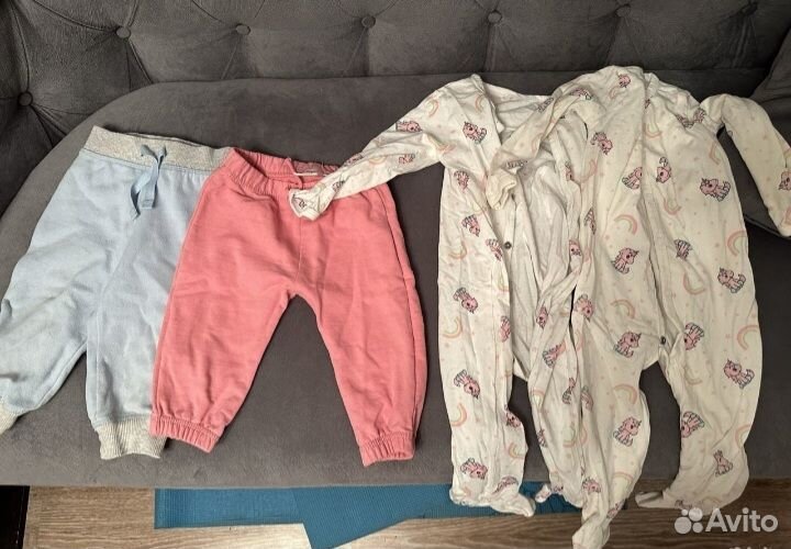 Вещи пакетом для девочки 68-86