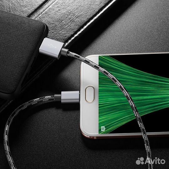 Кабель USB borofone BX24 Ring, USB - microusb, 2.4