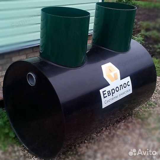 Переливной септик на 5 человек без откачки