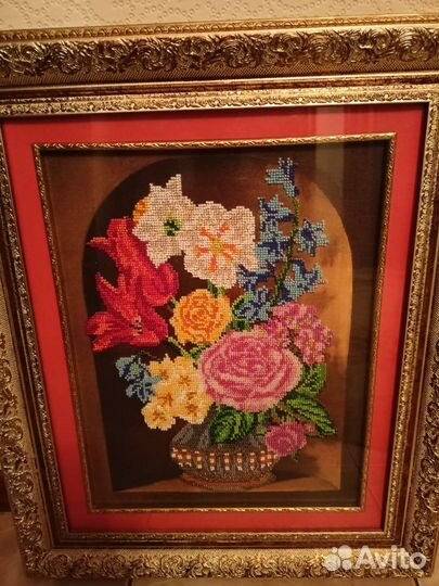 Картина вышитая бисером