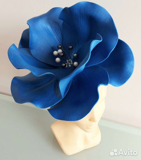 Шляпка в виде цветка для выступлений,фотосессии