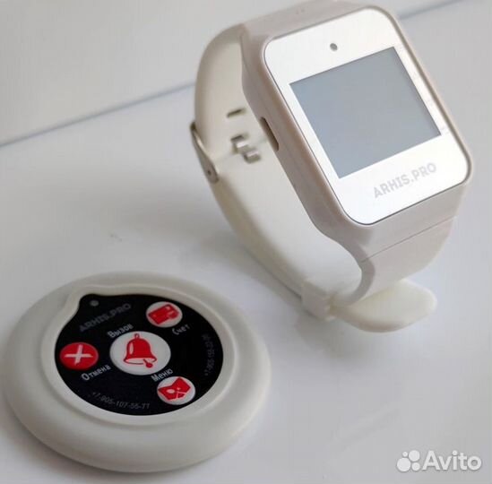 Беспроводная система/кнопка вызова персонала часы