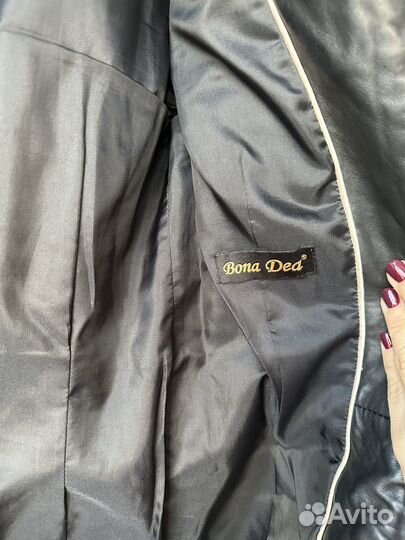 Кожаная куртка из натуральной кожи Италия