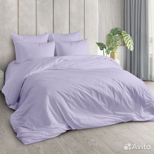Постельное белье поплин однотонное