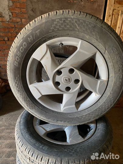 Колеса на renault duster r 16