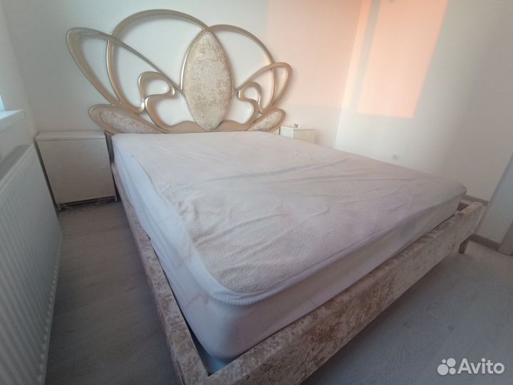 Кровать из массива березы