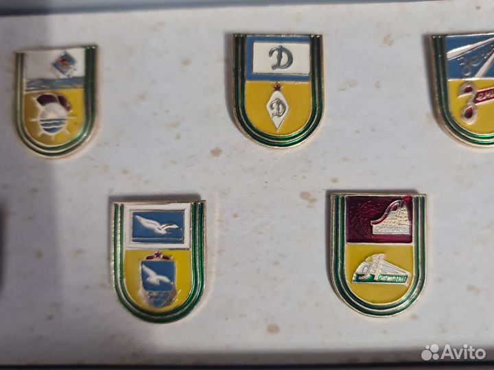 Набор значков,Спортивные общества СССР 