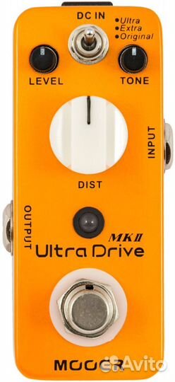Мини-педаль Distortion Mooer Ultra Drive mkii