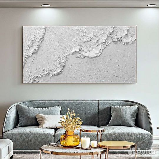 Большая картина маслом 3D Морской пейзаж