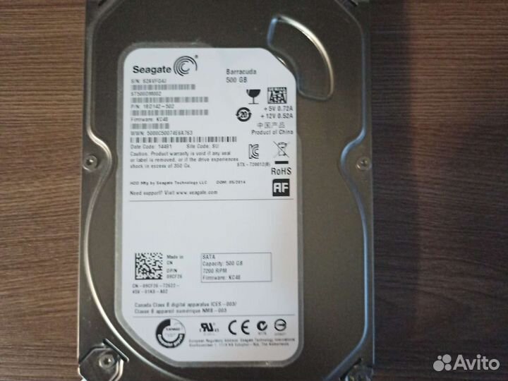 Жесткий диск seagate barracuda