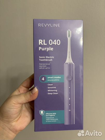 Электрическая зубная щетка revyline 040 purple