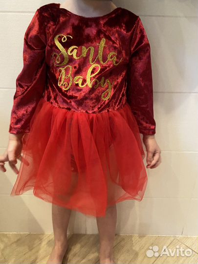 Боди для девочки новогоднее