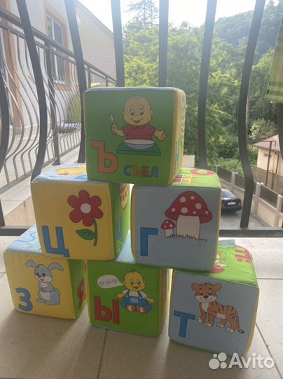 Мягкие кубики